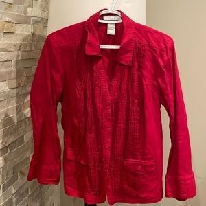 Red Linen shirt